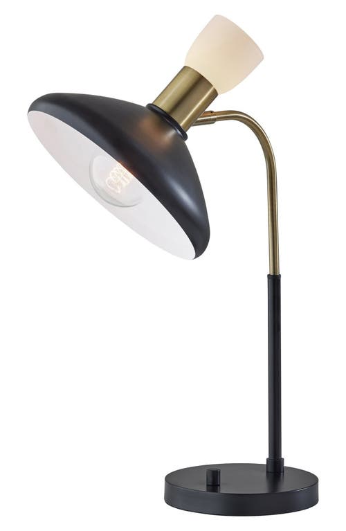 ADESSO LIGHTING Patrick Desk Lamp in Black W/Brass Accents at Nordstrom