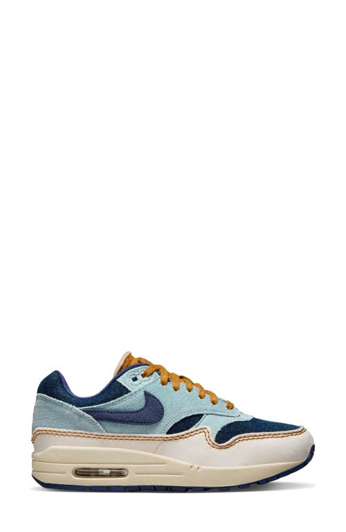 Shop Nike Air Max 1 '87 Sneaker In Light Armory Blue/navy/ivory