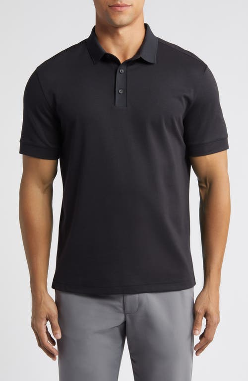 Kent Solid Performance Polo in Black
