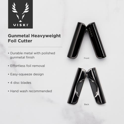 Viski Warren Heavyweight Foil Cutter In Black