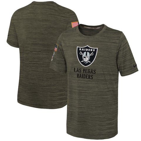 Las Vegas Raiders Nike Youth Colorblock Team Name T-Shirt