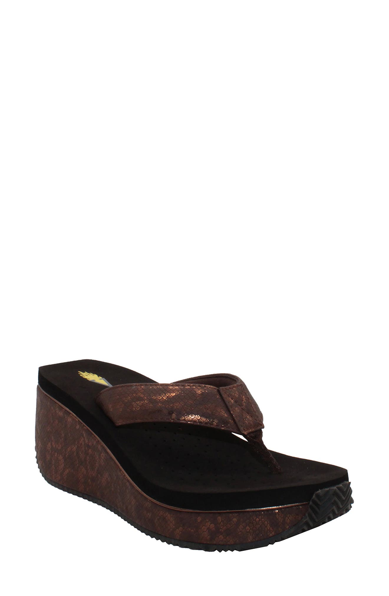 Volatile Raffia Women's Platform Sandals VOLATILE Frappachino Women's Sandals – Raffia ...