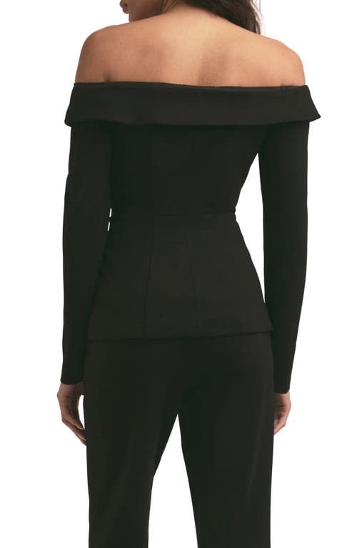 Favorite Daughter The One That I Want Off The Shoulder Top In Black