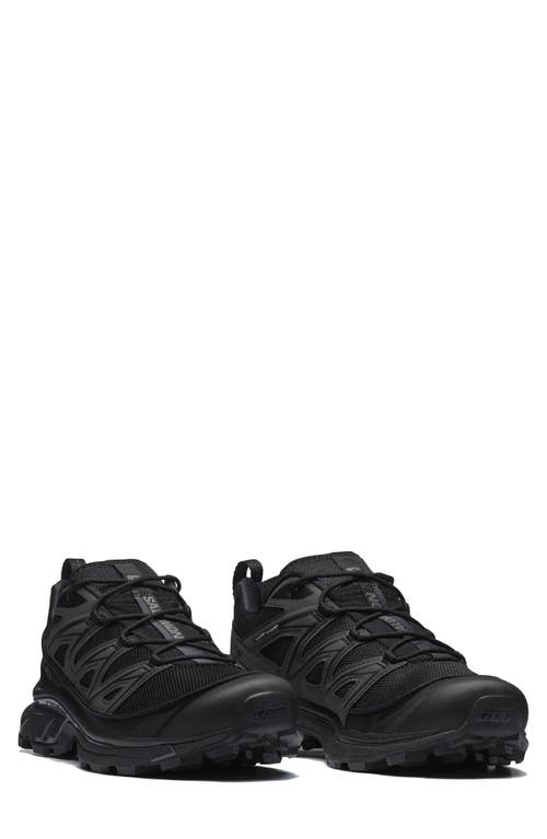 Salomon 'xa Pro 3d' Black Sneakers With Logo Patch On The Side And Panelled Design In Black/ebony/magnet