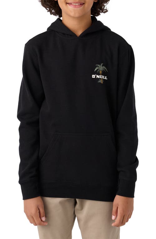 Shop O'neill Kids' Fifty Two Graphic Hoodie In Black