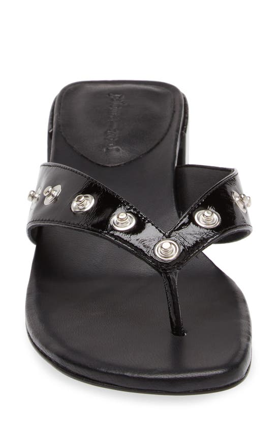 Shop Paloma Wool Snaps Ii Block Heel Sandal In Black