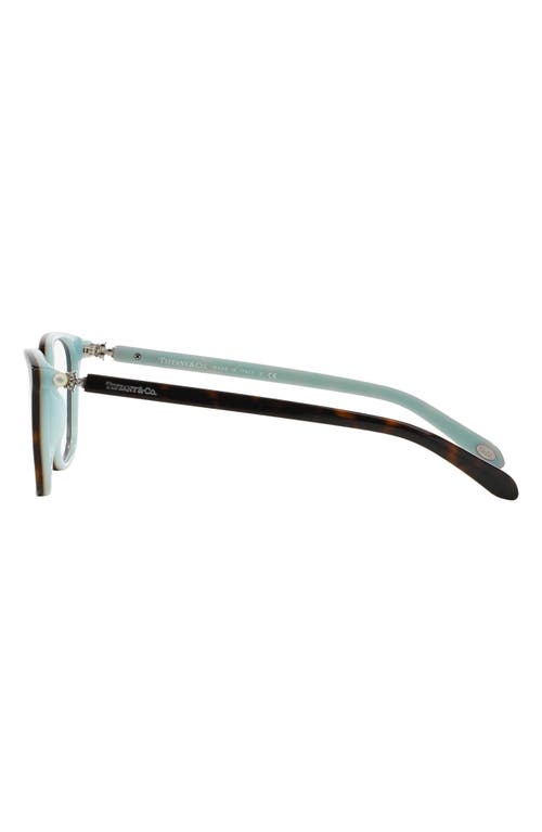 Tiffany & Co . 53mm Optical Glasses In Havana/blue