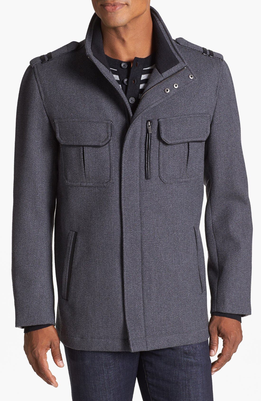 Cole Haan Italian Twill Military Jacket Nordstrom