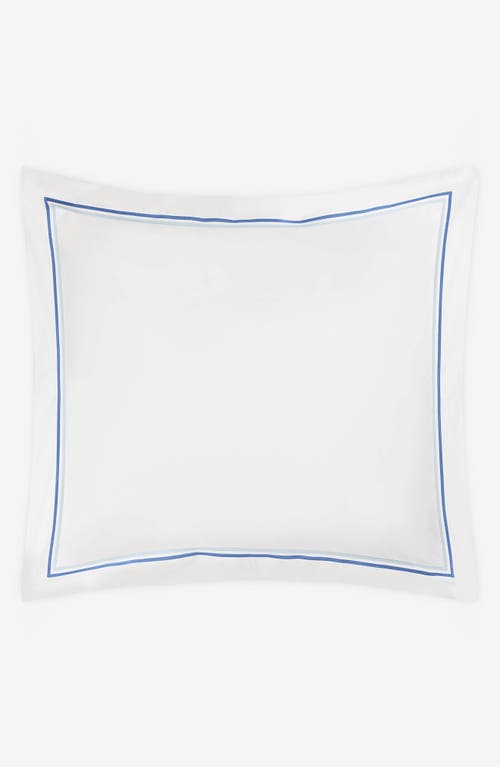 Matouk Essex Cotton Percale Euro Sham in Azure at Nordstrom