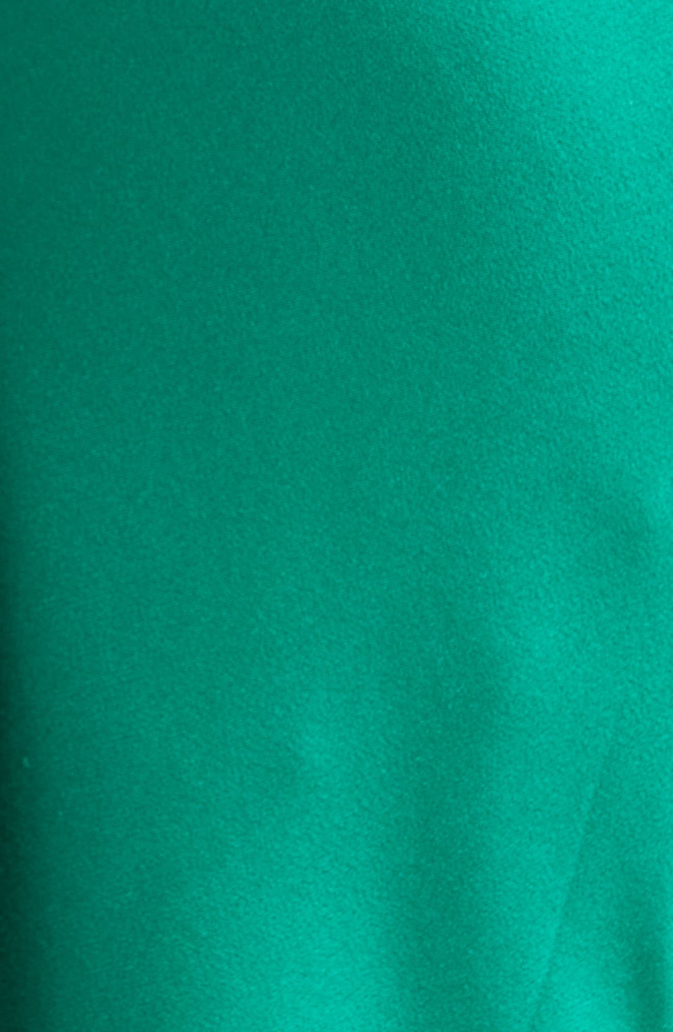 Alice + Olivia Leola One-Shoulder Scarf Satin Maxi Dress in Emerald | Smart  Closet
