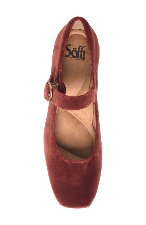 Shop Söfft Laura Mary Jane Pump In Brick