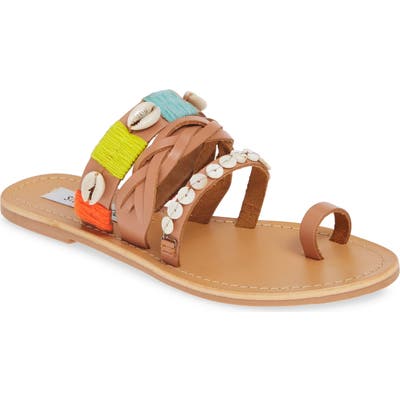 Steve Madden Milos Slide Sandal, Brown