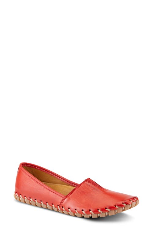 Spring Step Kathaleta Flat In Red