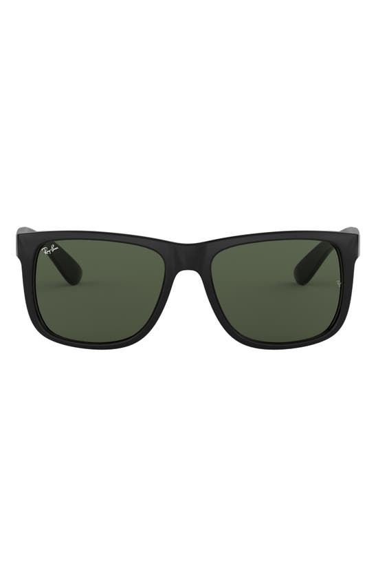 Shop Ray Ban Ray-ban 55mm Rectangular Sunglasses In Black