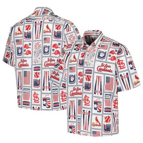 St Louis Cardinals MLB Mens Throwback Threads Button Up Shirt