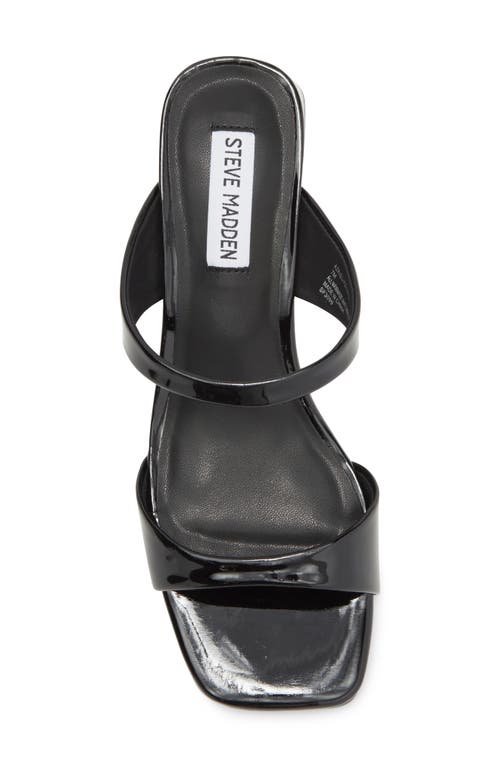 Shop Steve Madden Azriel Slide Sandal In Black Patent