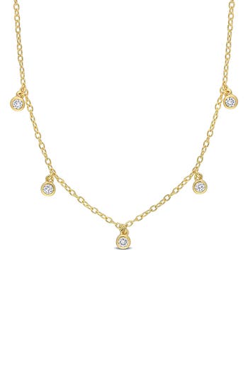 Created Forever Lab Grown Diamond Station Necklace In Gold