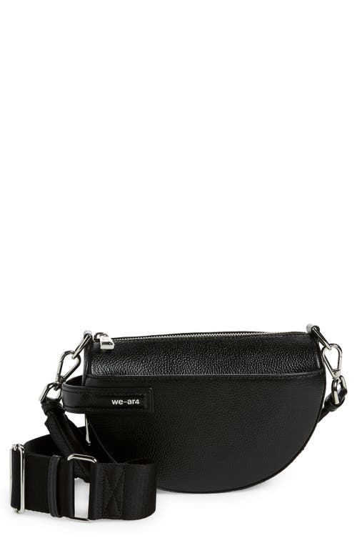 The Half Moon Crossbody Bag in Black