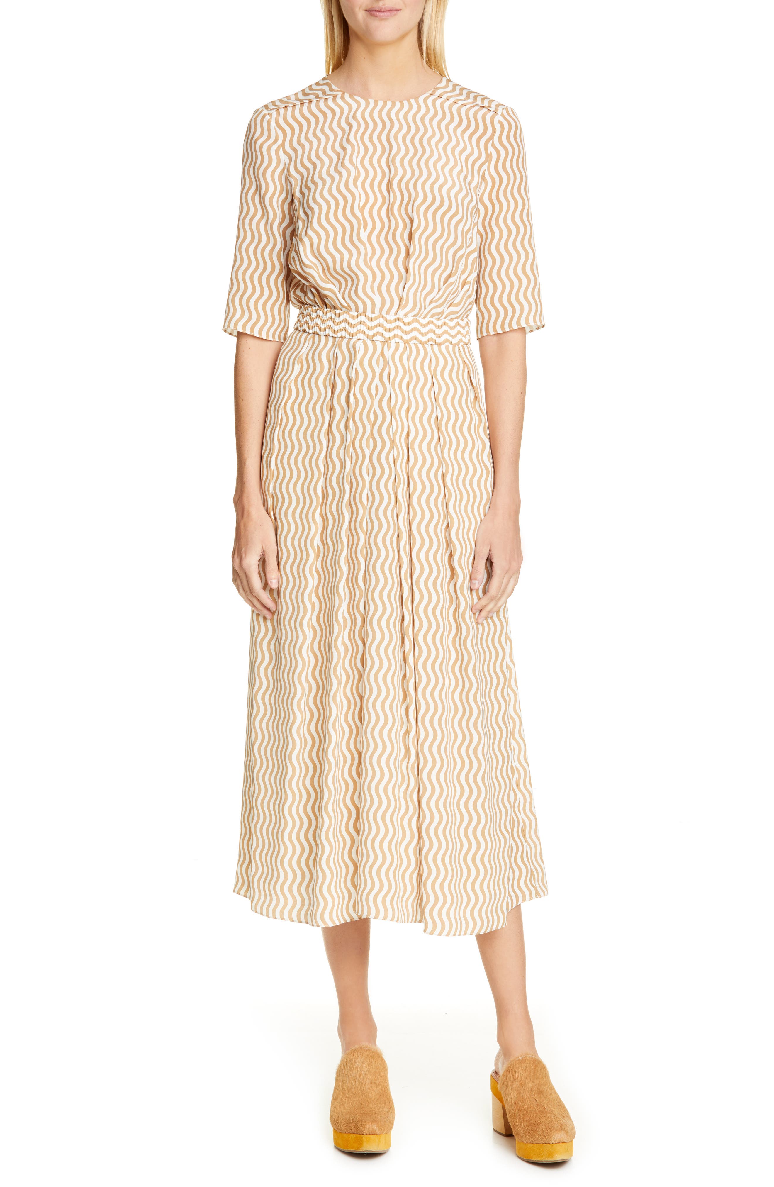 Rachel Comey Dresses Eleatic Silk A-Line Dress