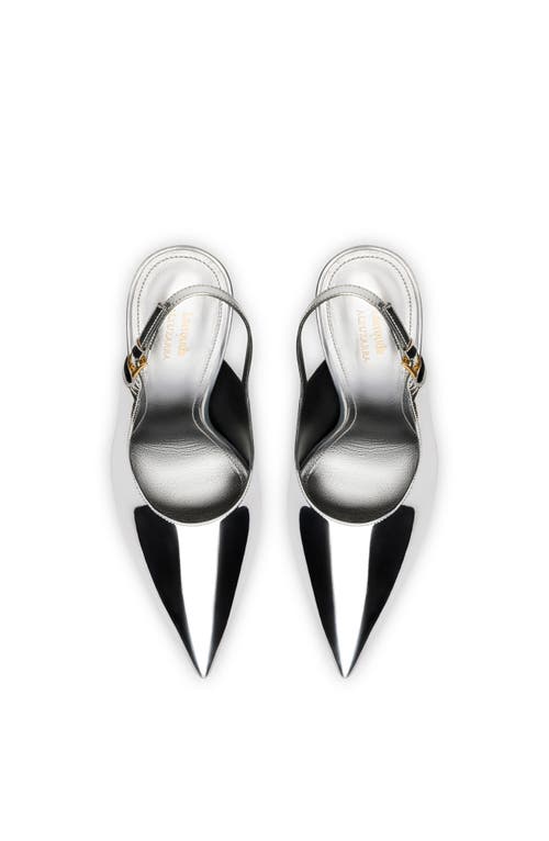 Larroude X Altuzarra Women's Slingback Pumps In Silver
