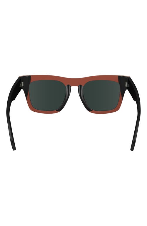 Paul Smith Men's Kramer Acetate Square Sunglasses In Black Multi-stripe