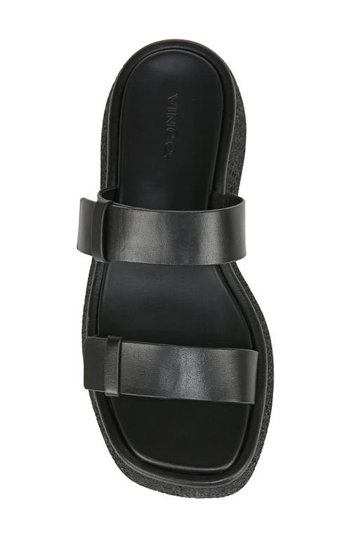 Shop Vince Lagos Platform Slide Sandal In Black