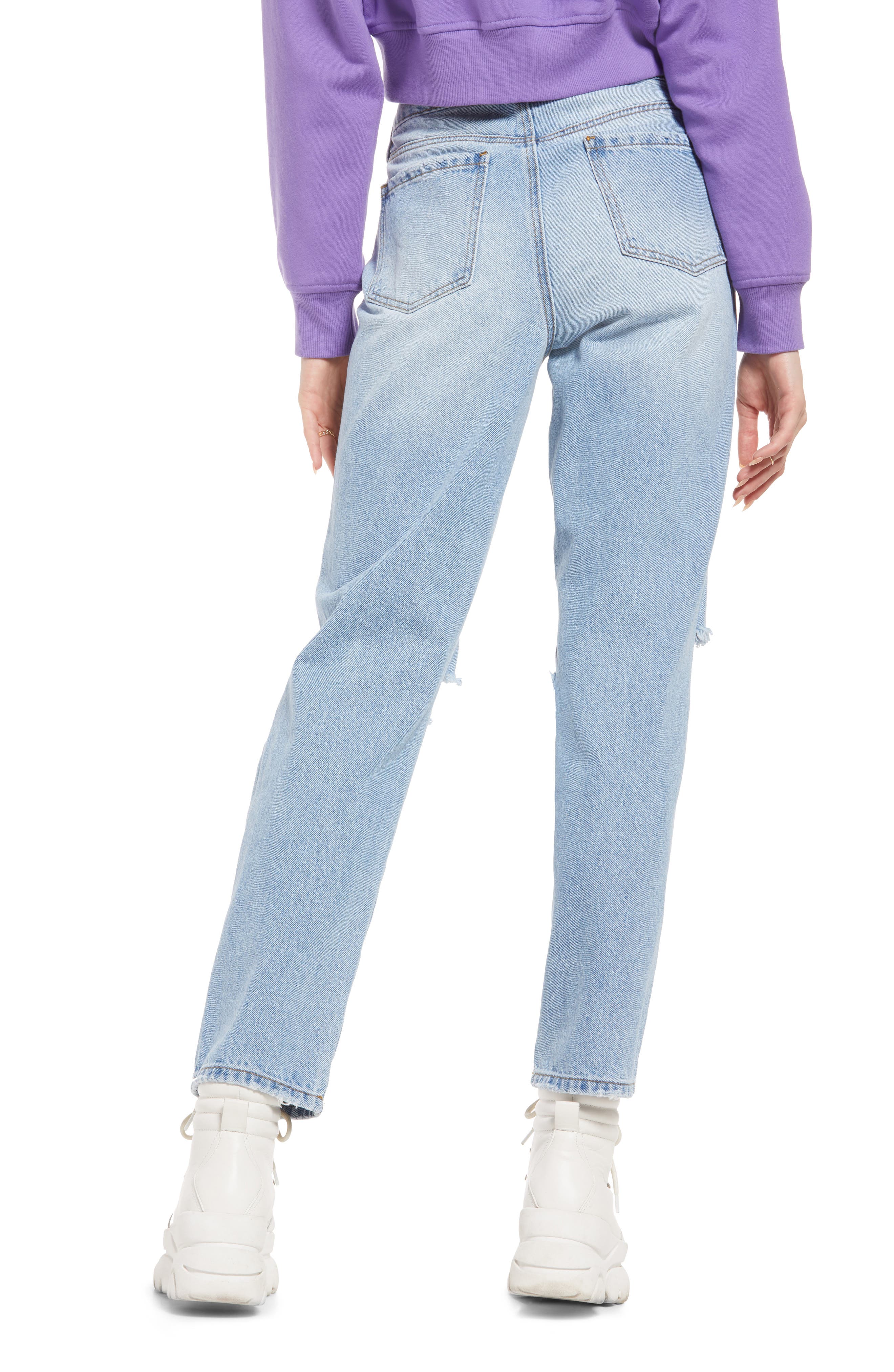 light purple mom jeans