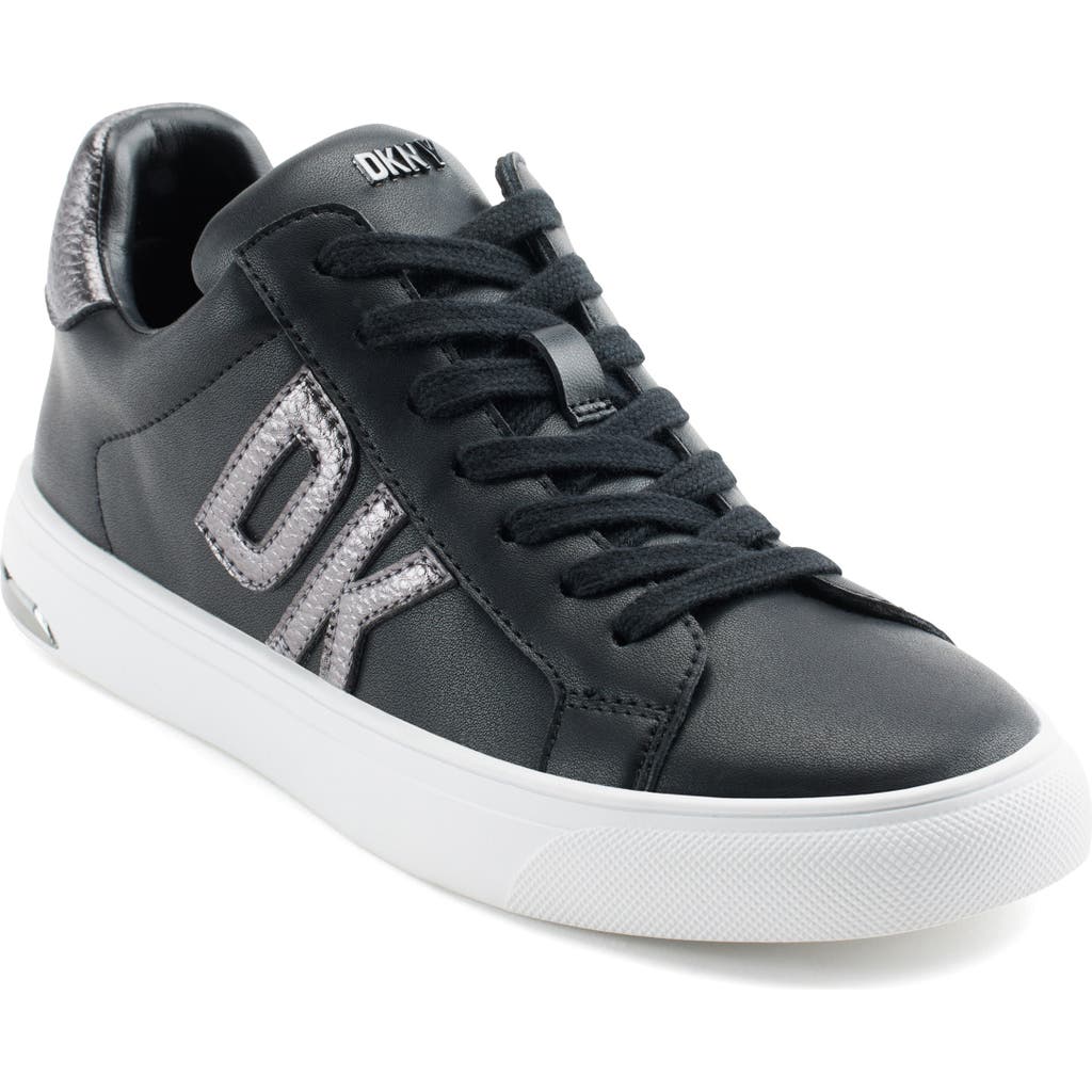 Dkny Abeni Sneaker In Black/dk Gunmetal