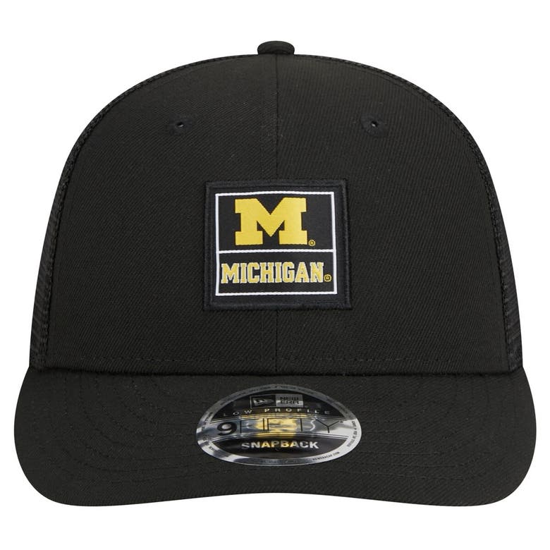 Shop New Era Black Michigan Wolverines Labeled 9fifty Snapback Hat