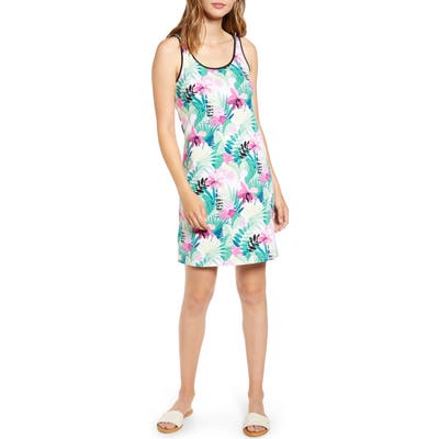 Tommy Bahama Bella Blossoms Cotton Blend Tank Dress, White