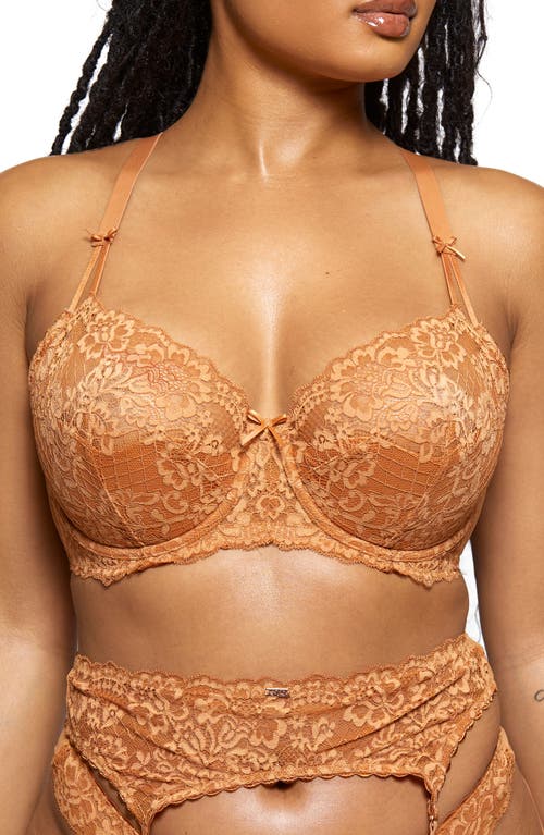 Shop Love, Vera Underwire Balconette Bra In Manuka Honey