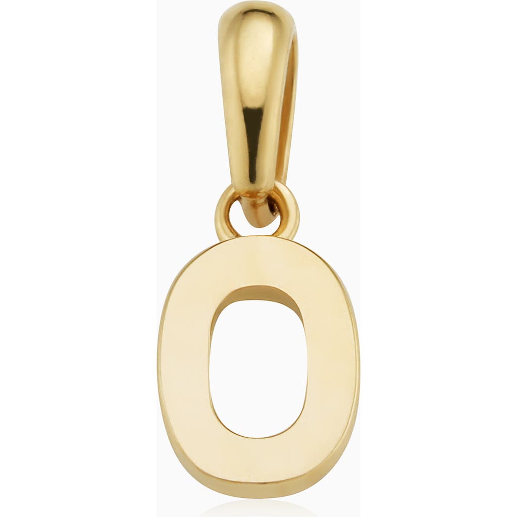 Oradina 14k Gold My Number Pendant Charm In Number 7