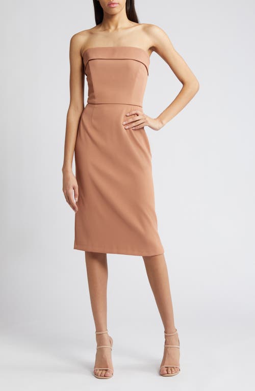 French Connection Harry Suiting Strapless Dress at Nordstrom,