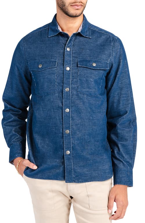 Brooklyn Brigade Denim Shirt Jacket in Navy 