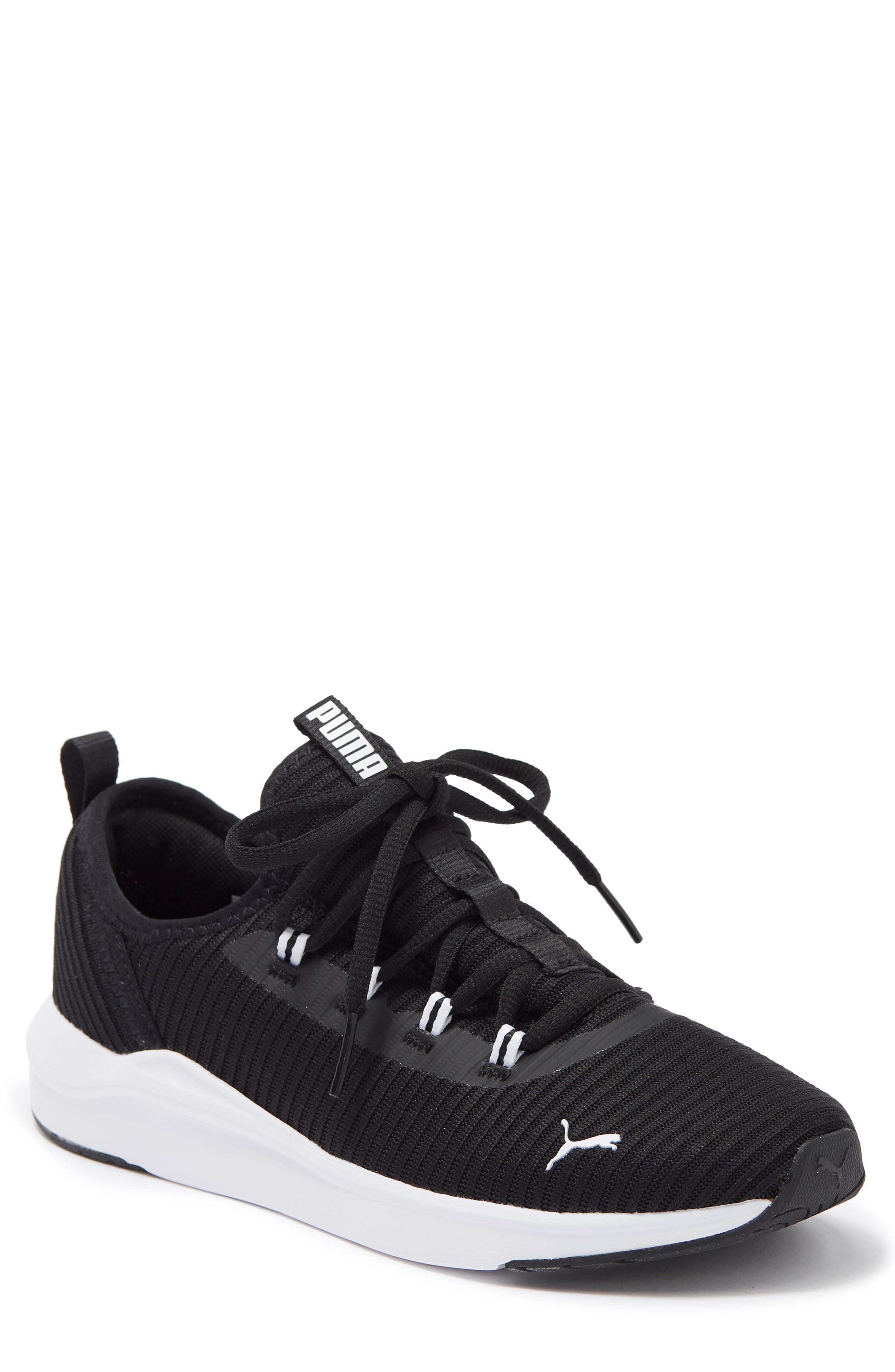 puma leather sneakers women's