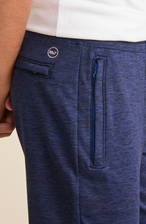 Vineyard Vines Kids' Performance Joggers In Deep Bay Heather