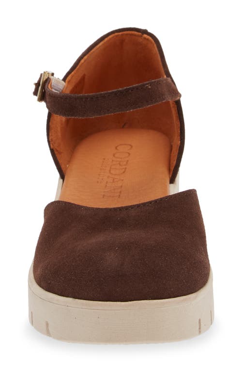 Cordani Sandie Platform D'orsay Pump In Serraje Brown
