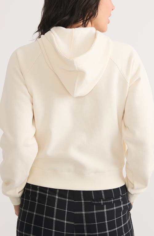 Shop Marine Layer Anytime Hoodie In Antique White