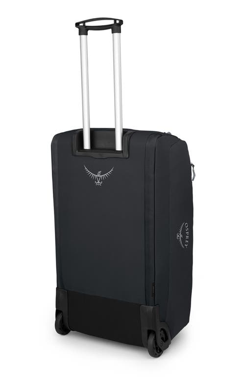 Shop Osprey Daylite 85l 28-inch Wheeled Duffle Bag Luggage In Black