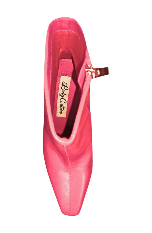 Lady Couture Molly Bootie In Fuchsia