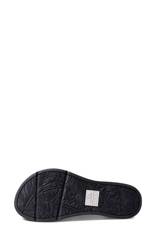 Reef Santa Ana Flip Flop In Black/white