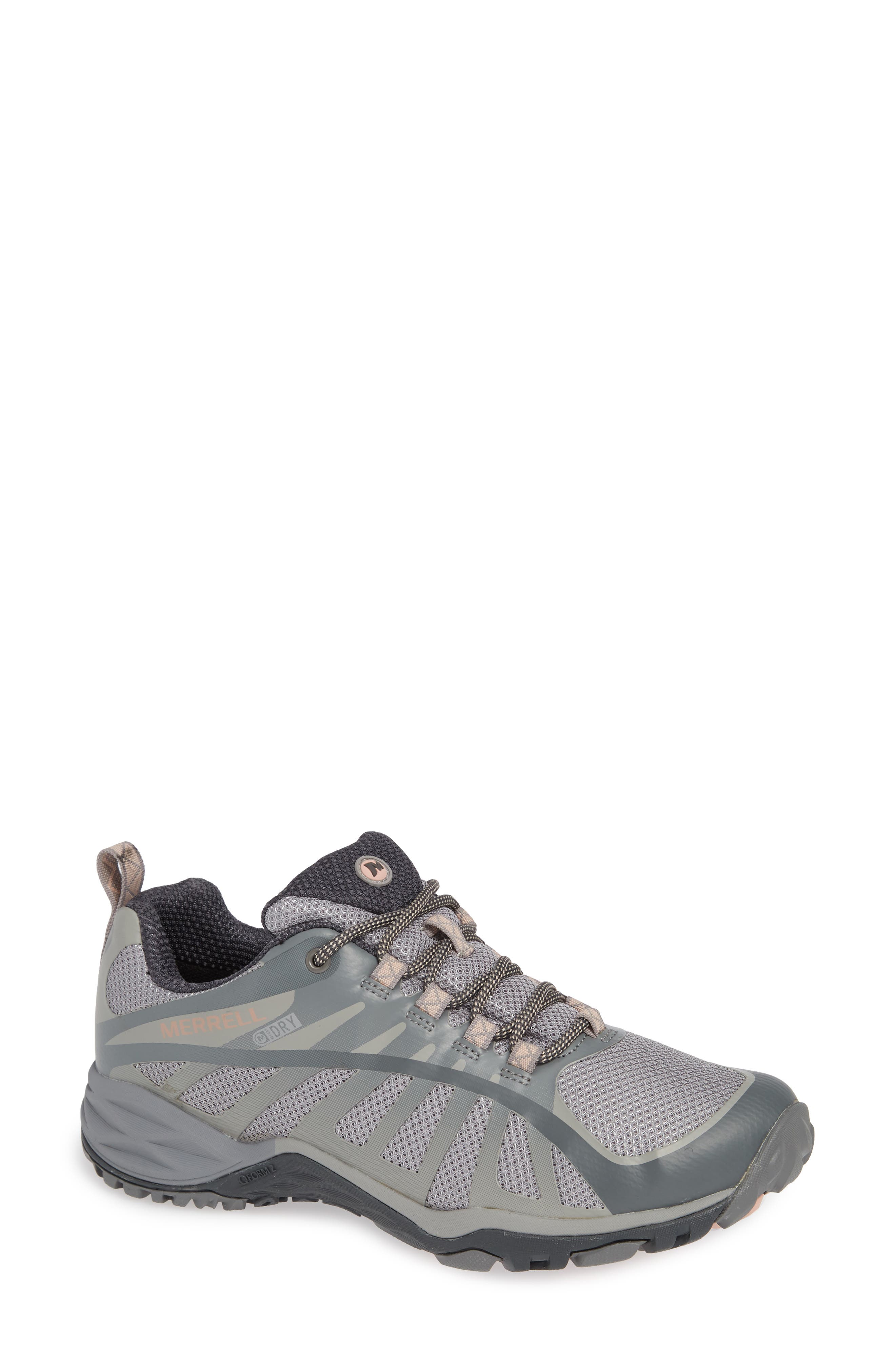 Merrell Siren Edge Waterproof Q2 Hiking Shoe, Grey