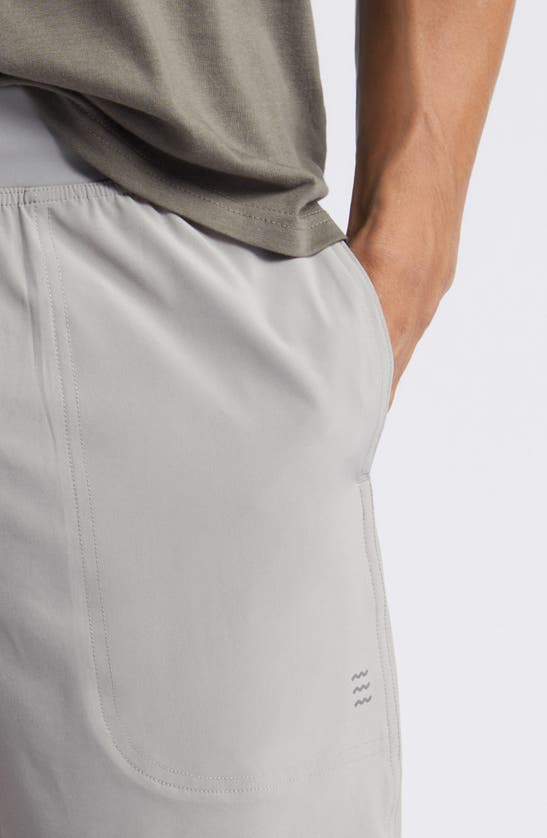 Shop Free Fly Breeze Brief Lined Active Shorts In Cement