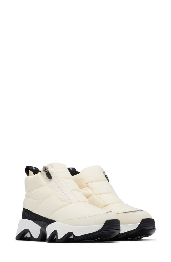 Sorel Kinetic Impact Waterproof Zip Bootie In White