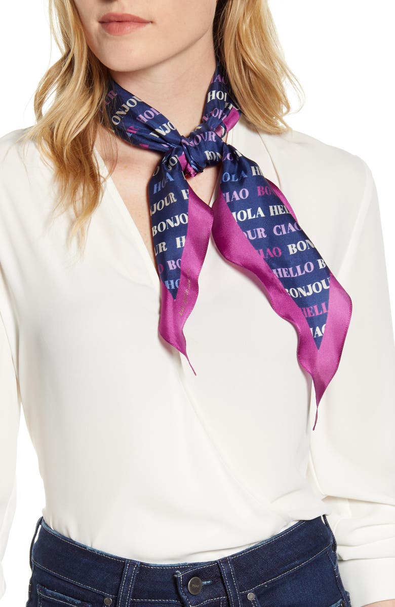 kate spade cityscape scarf