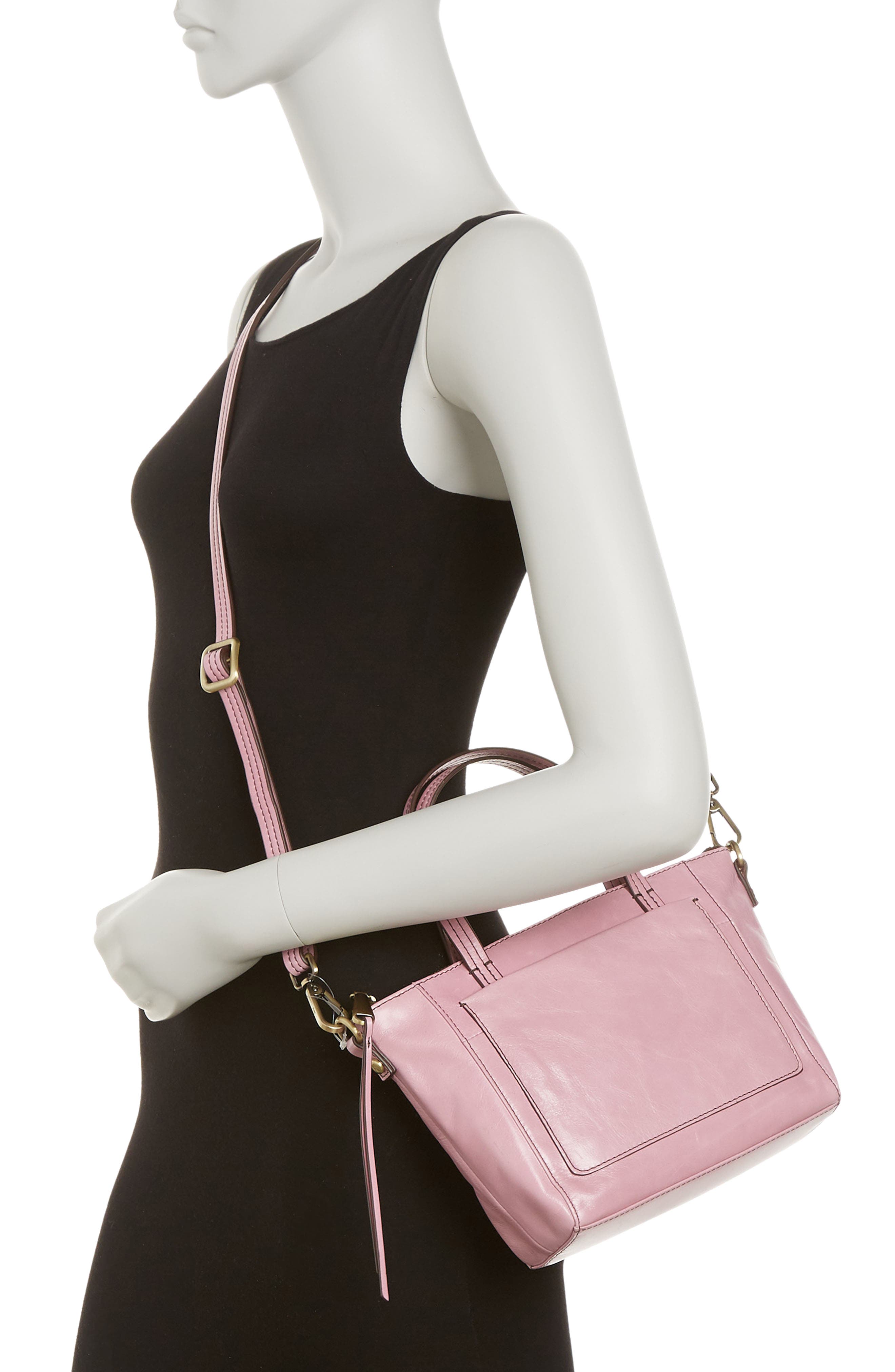 Hobo Thorn Leather Satchel Bag In Lilac