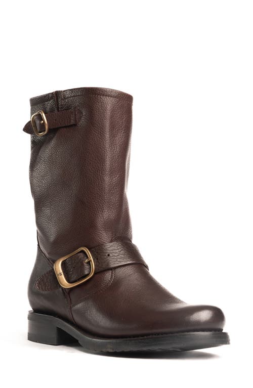 Frye Veronica Short Slouchy Boot Dark Brown - Cubana at Nordstrom,