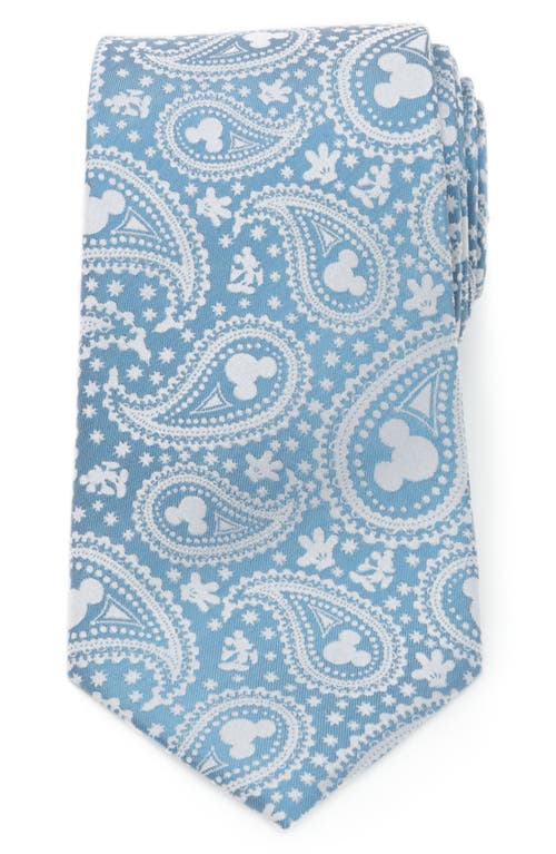 Cufflinks, Inc. Mickey Mouse Paisley Silk Tie in Blue at Nordstrom, Size Regular