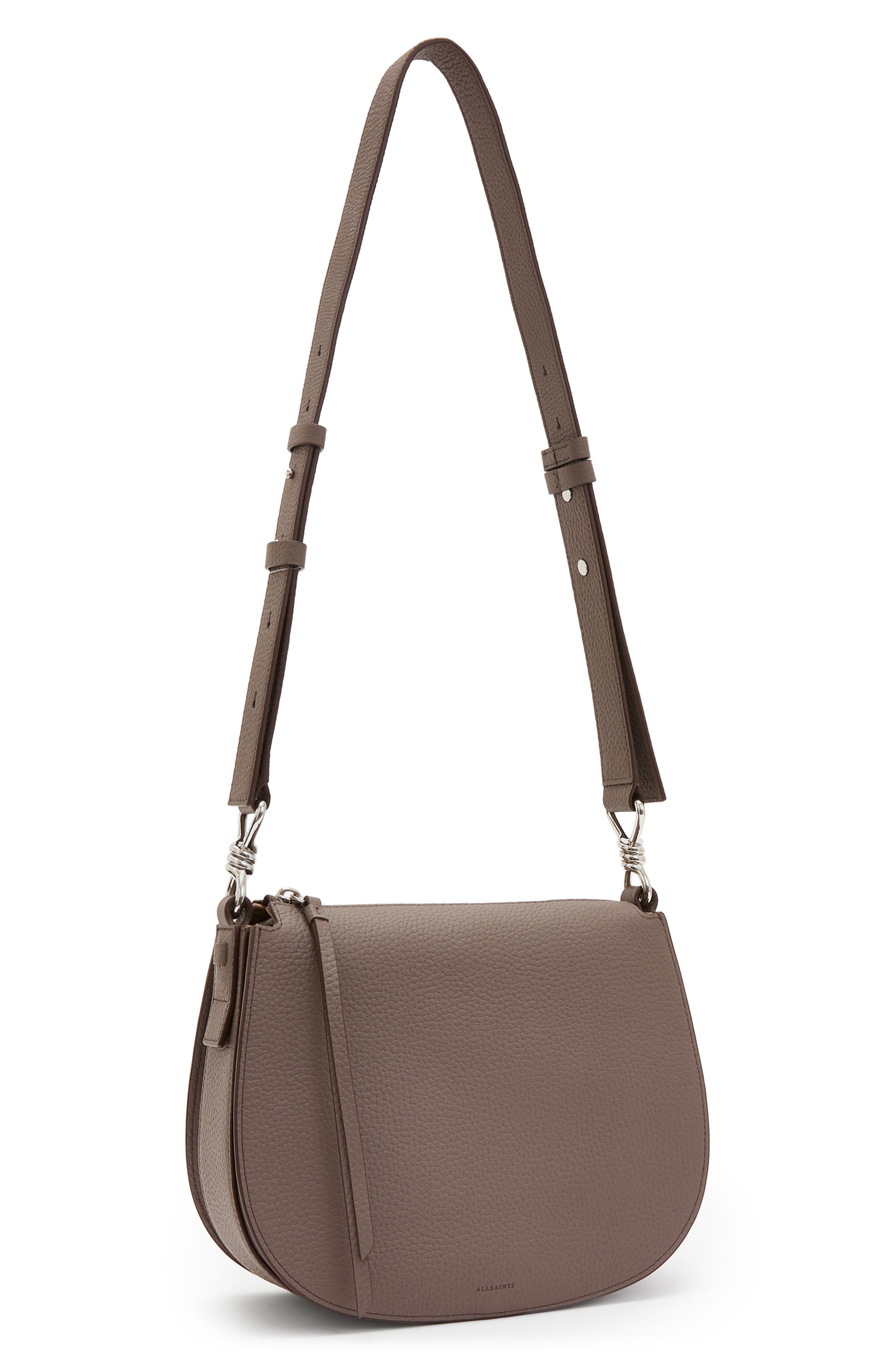 AllSaints Captain Leather Crossbody Bag Nordstrom