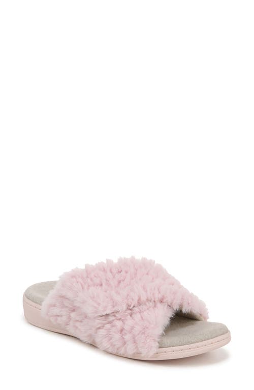 Shop Vionic Relax Ii Plush Slide Sandal In Light Pink